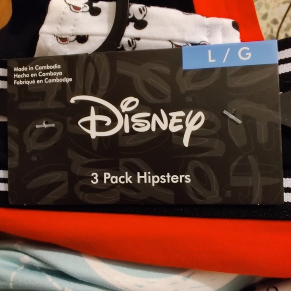 NWT - DISNEY 3 Pack Hipsters - Sz L - Picture 8 of 9
